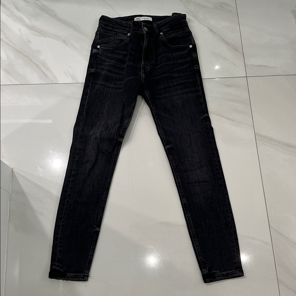 Zara Charcoal Denim Pants